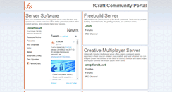 Desktop Screenshot of fcraft.net